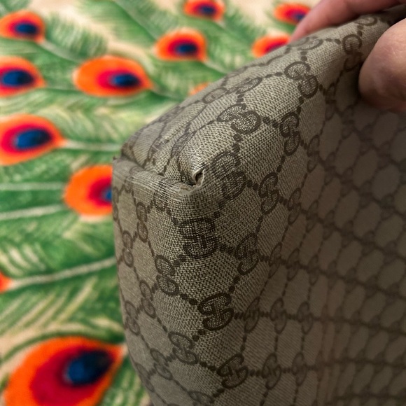 Gucci GG Supreme Web-Trimmed Tote - Picture 12 of 13